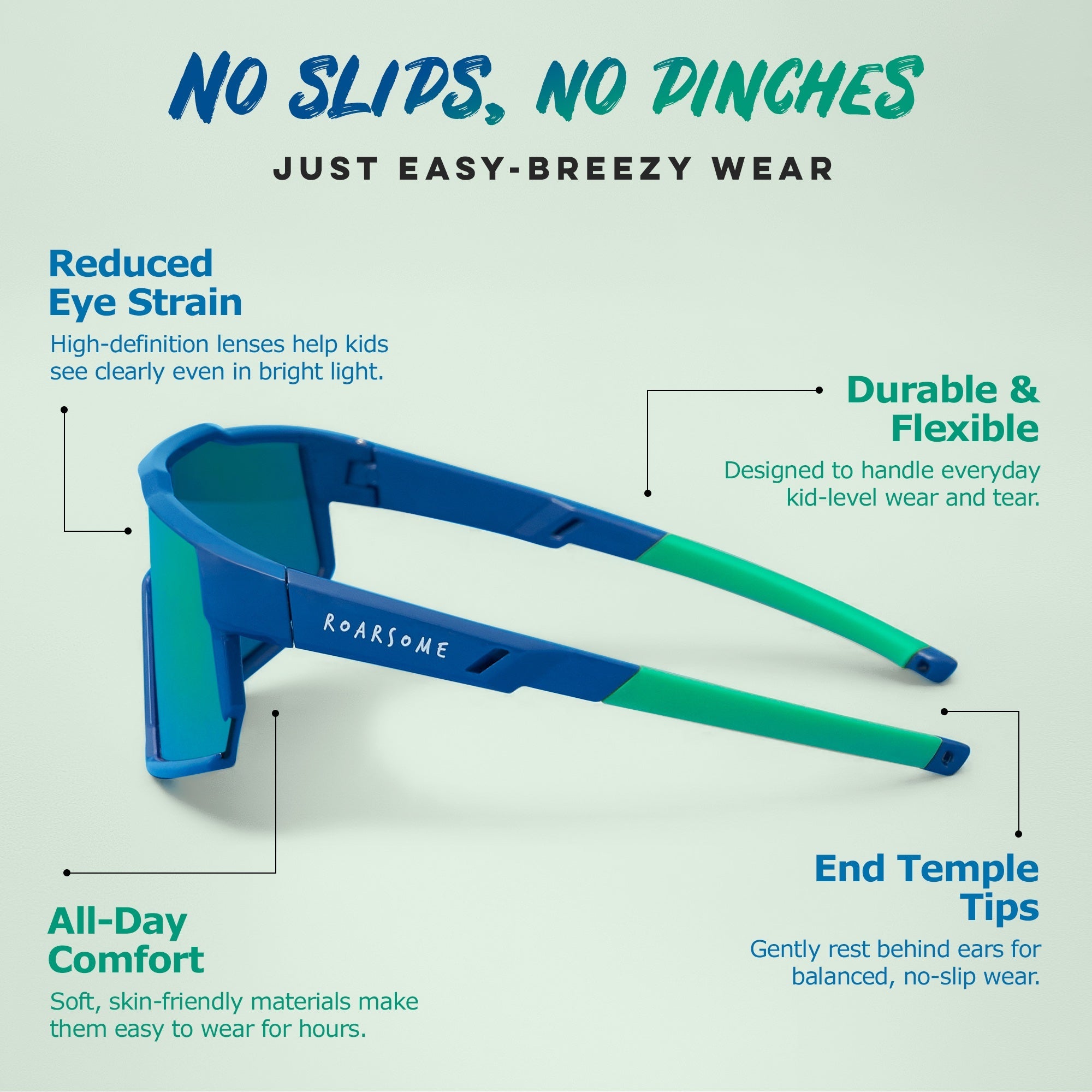 Blue/Green - Sunglasses