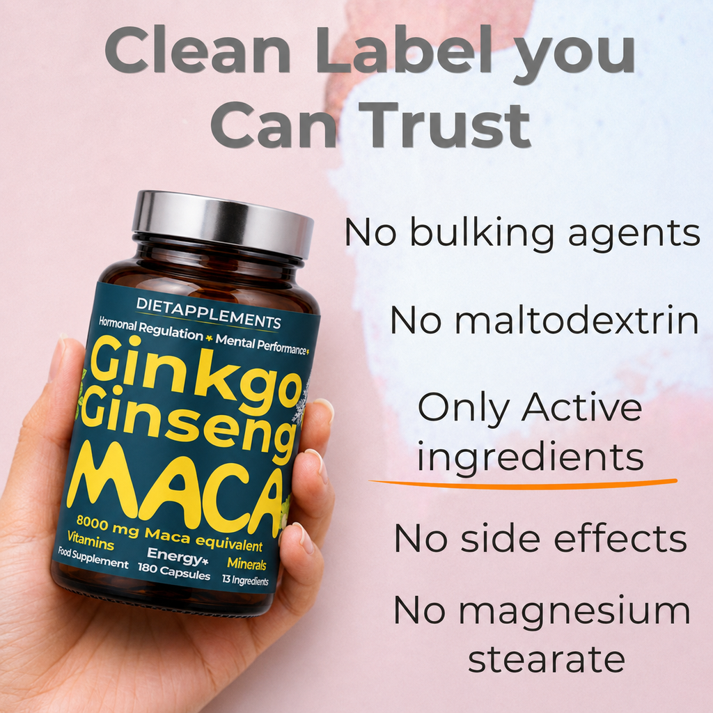 Maca, Korean Ginseng & Ginkgo Biloba Complex