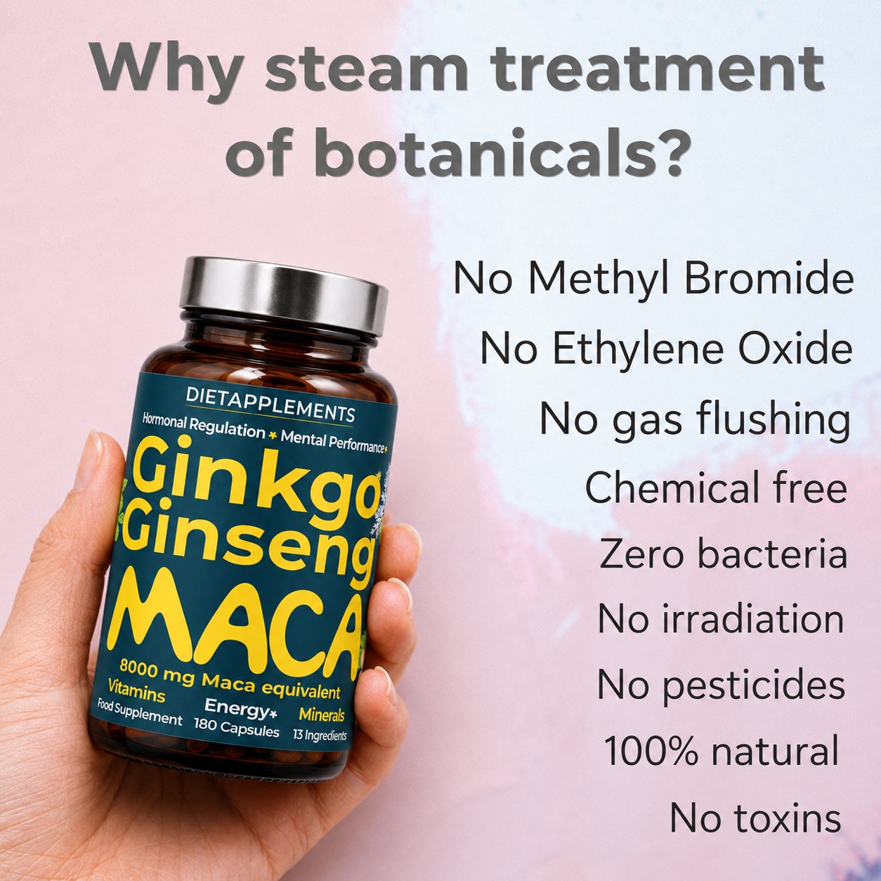 Maca, Korean Ginseng & Ginkgo Biloba Complex