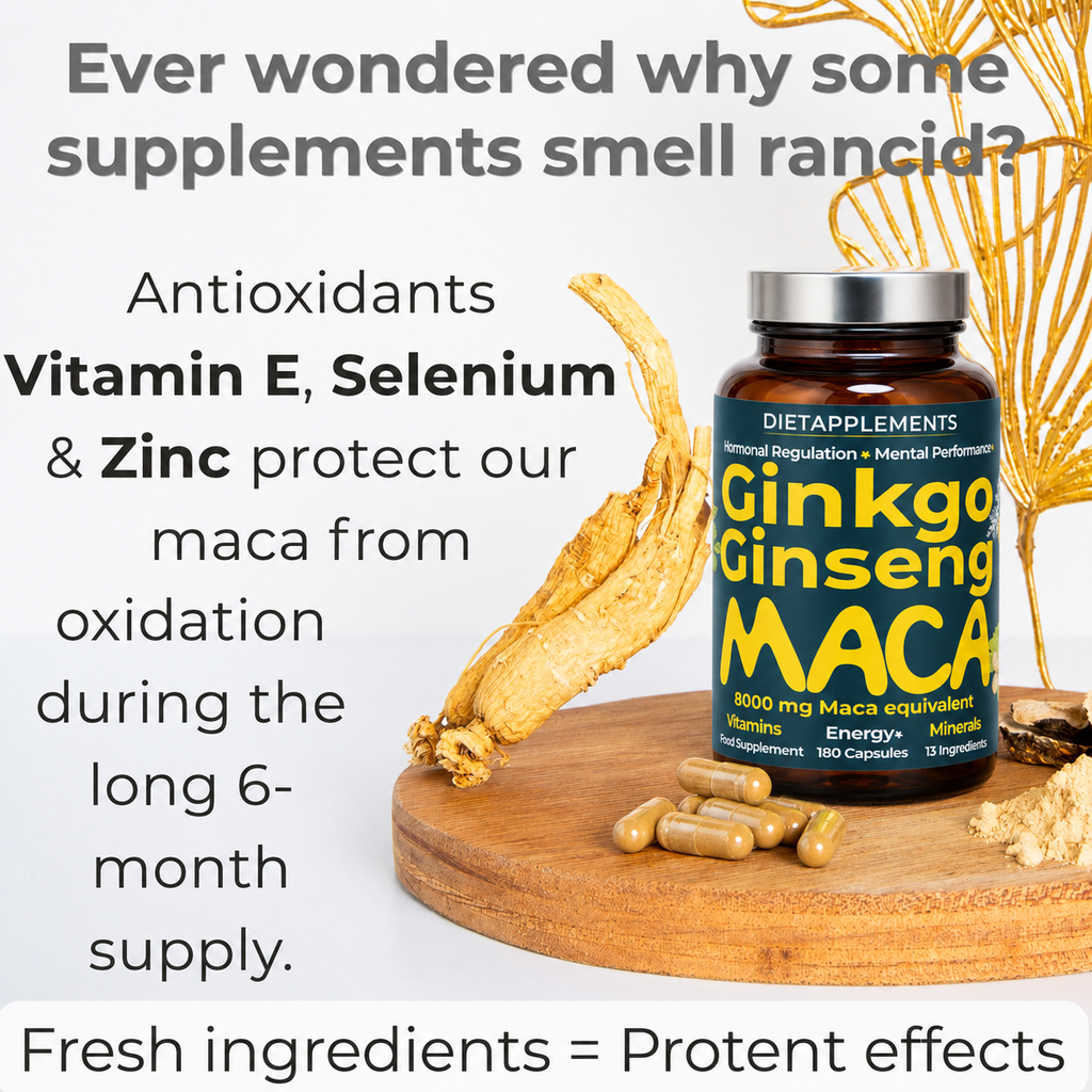 Maca, Korean Ginseng & Ginkgo Biloba Complex