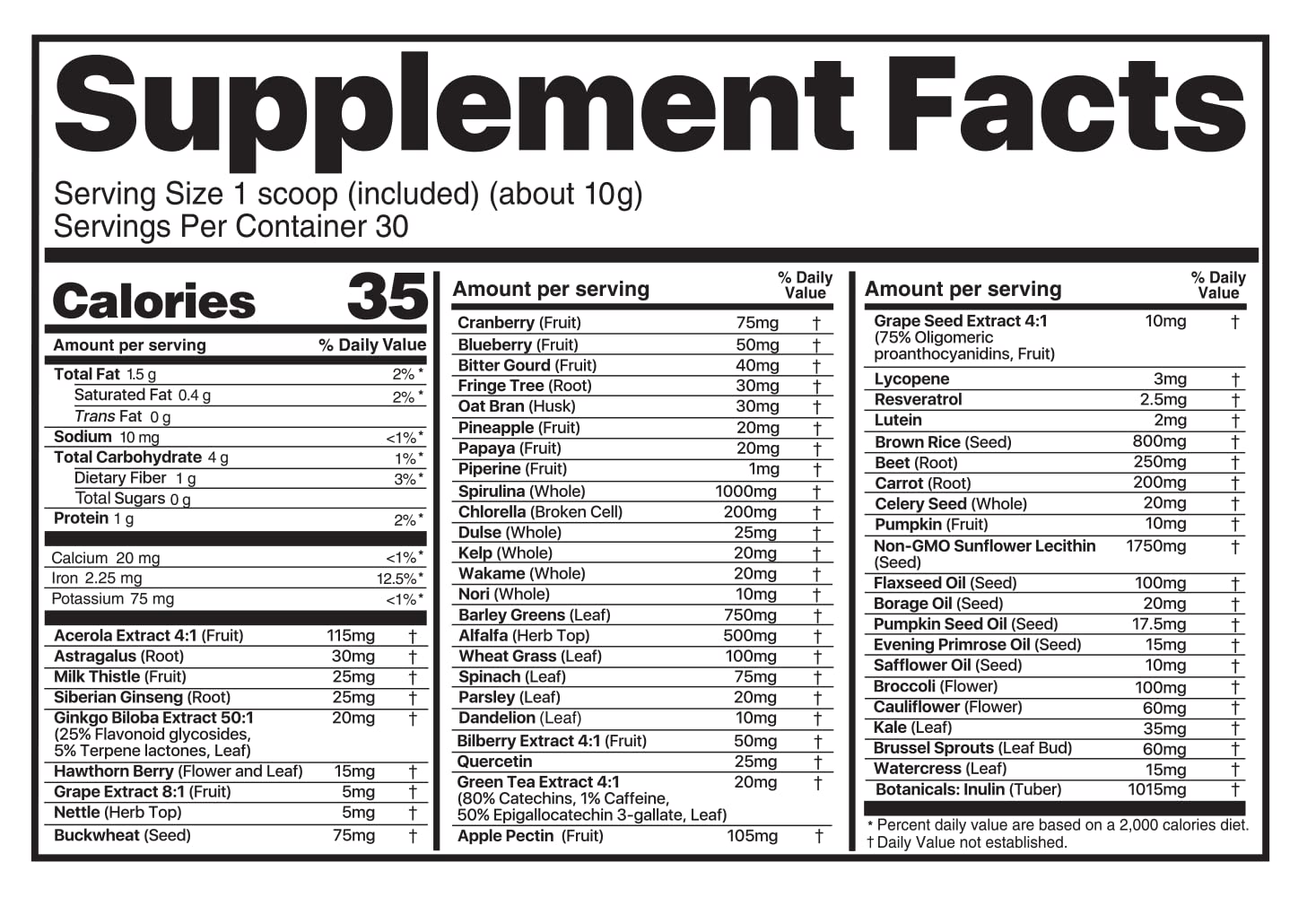 Superfoods & Greens Powder